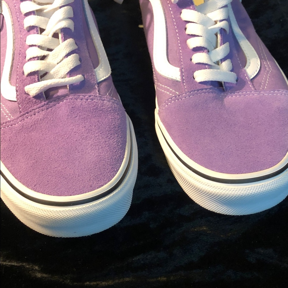 Vans Chalk Purple NEW 9.5 men 11 women sneakers - Picture 3 of 7